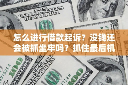 济南怎么进行借款起诉？没钱还会被抓坐牢吗？抓住最后机会！