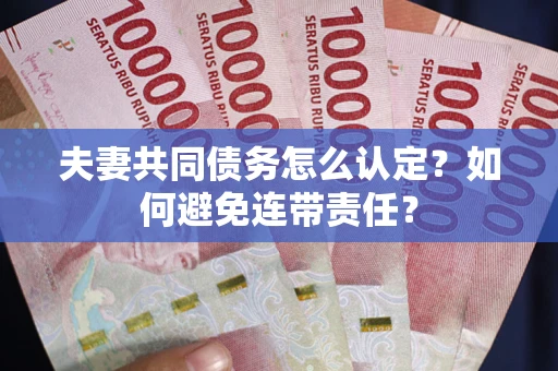 济南夫妻共同债务怎么认定？如何避免连带责任？