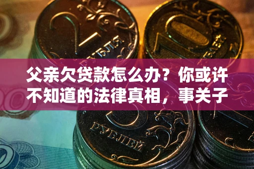 济南父亲欠贷款怎么办？你或许不知道的法律真相，事关子女未来