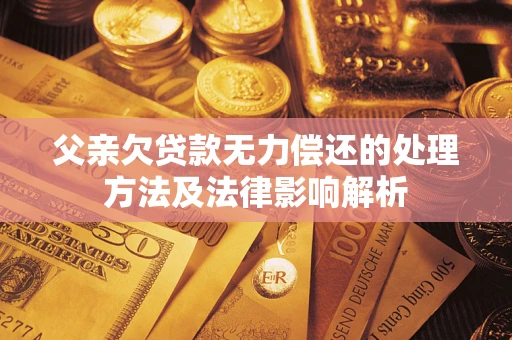 济南父亲欠贷款无力偿还的处理方法及法律影响解析