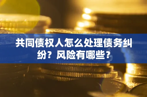 济南共同债权人怎么处理债务纠纷？风险有哪些？
